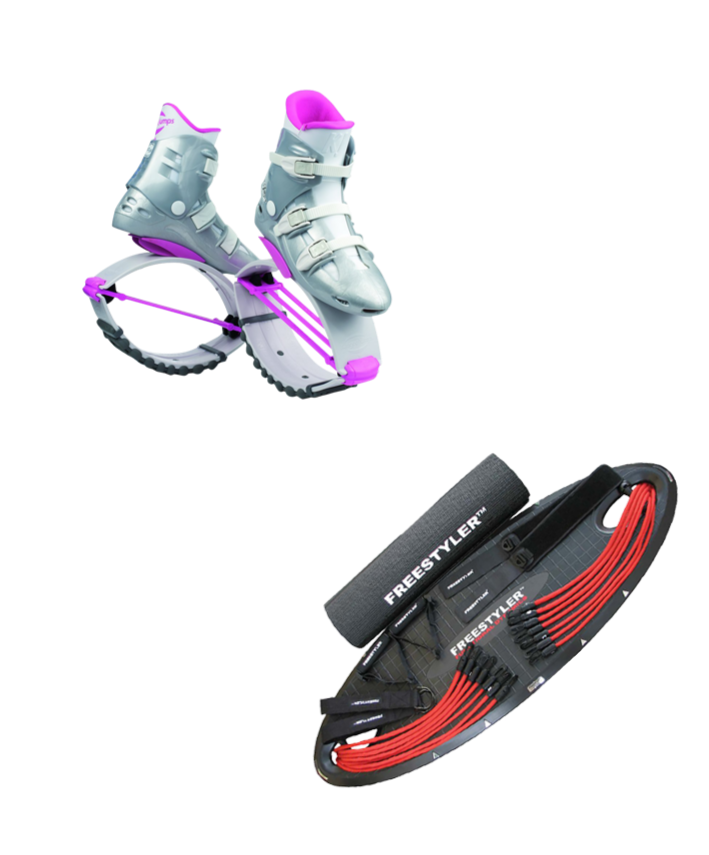 Kangoo Jump shoes with Freestyler Board